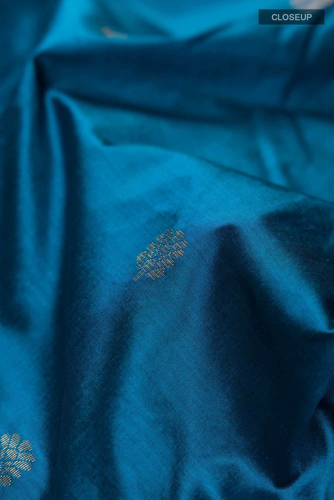 Blue Bangalore Silk Saree