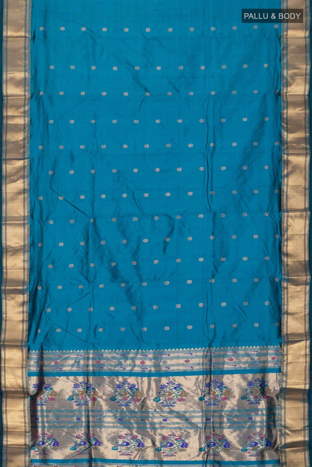 Blue Bangalore Silk Saree