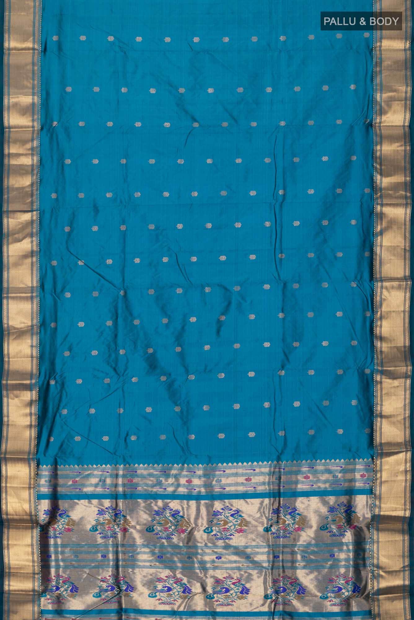 Blue Bangalore Silk Saree