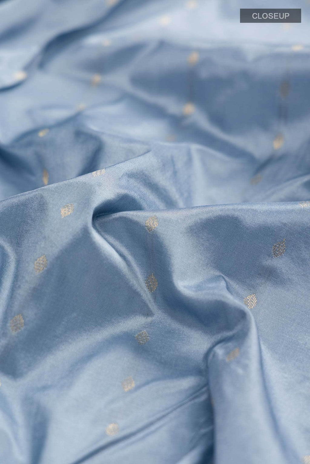 Grey Bangalore Silk Saree
