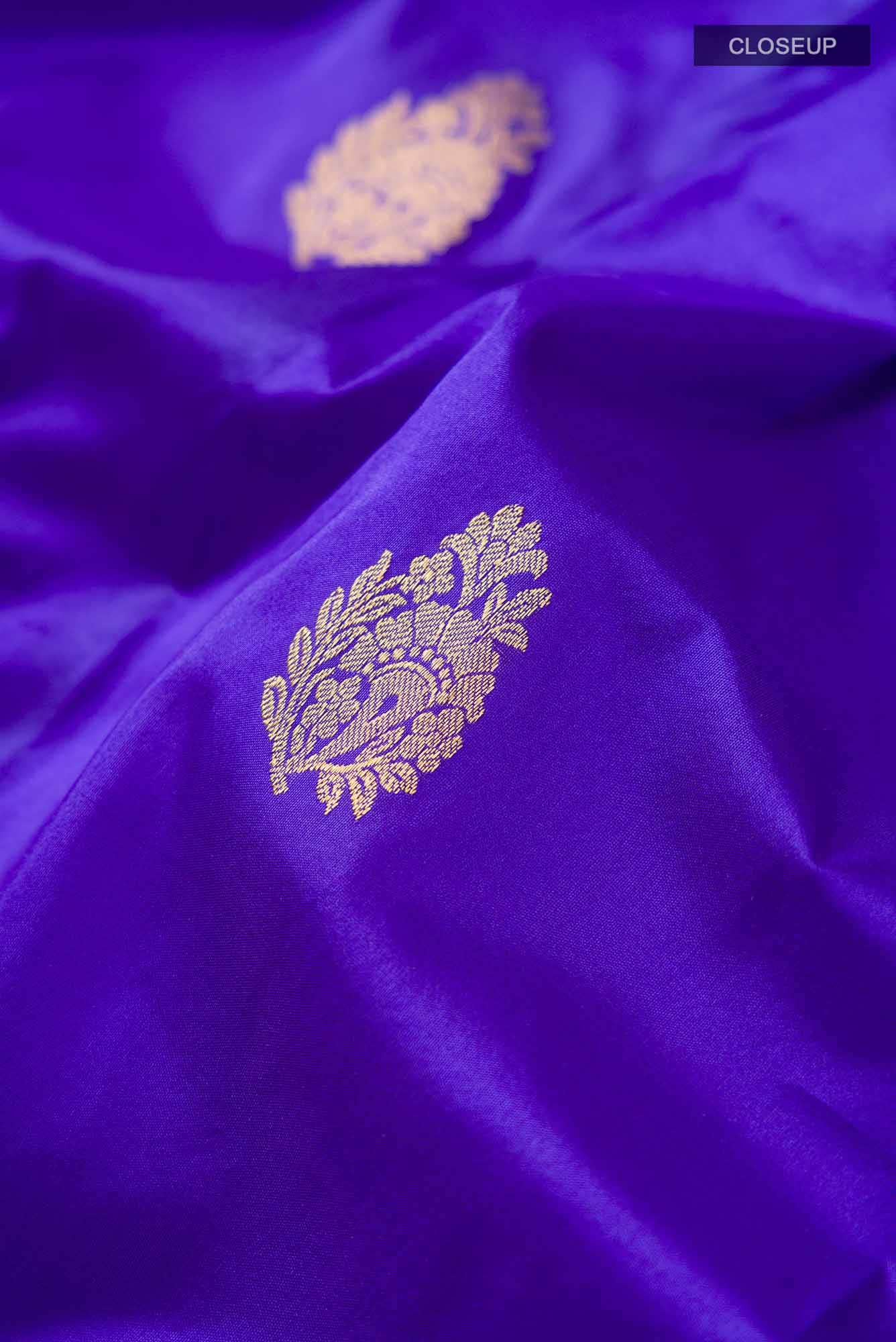 Blue Bangalore Silk Saree