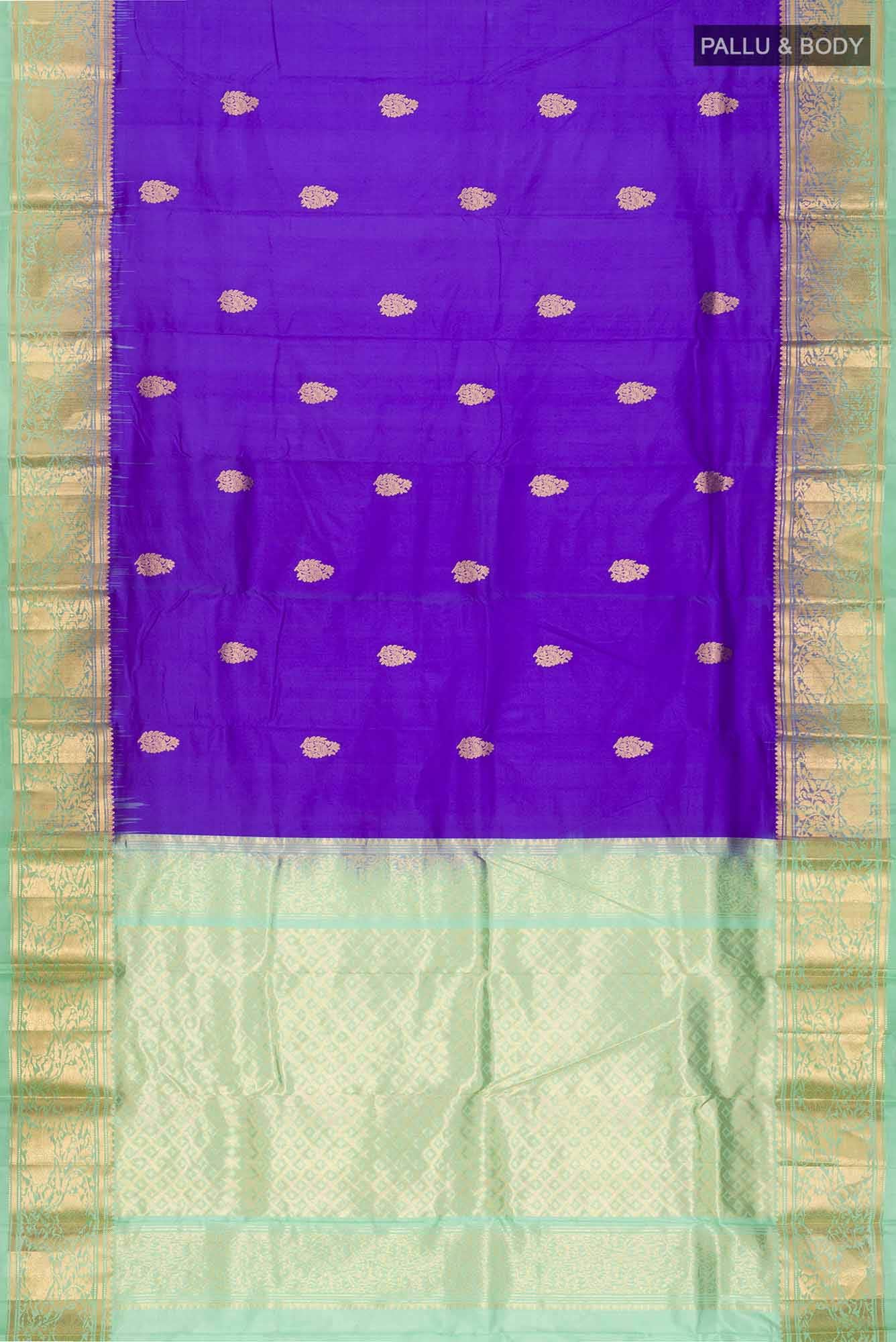 Blue Bangalore Silk Saree