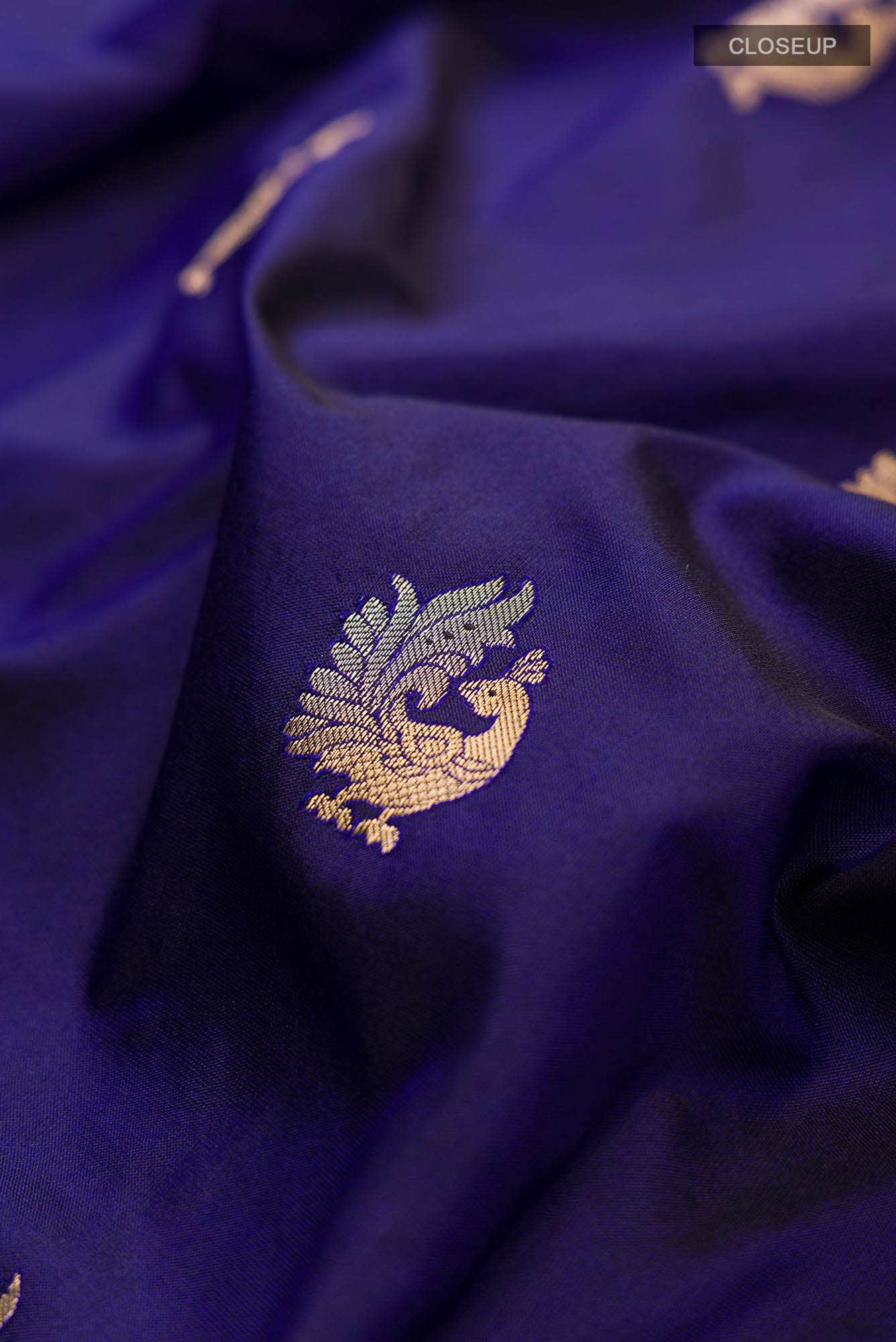 Blue Bangalore Silk Saree