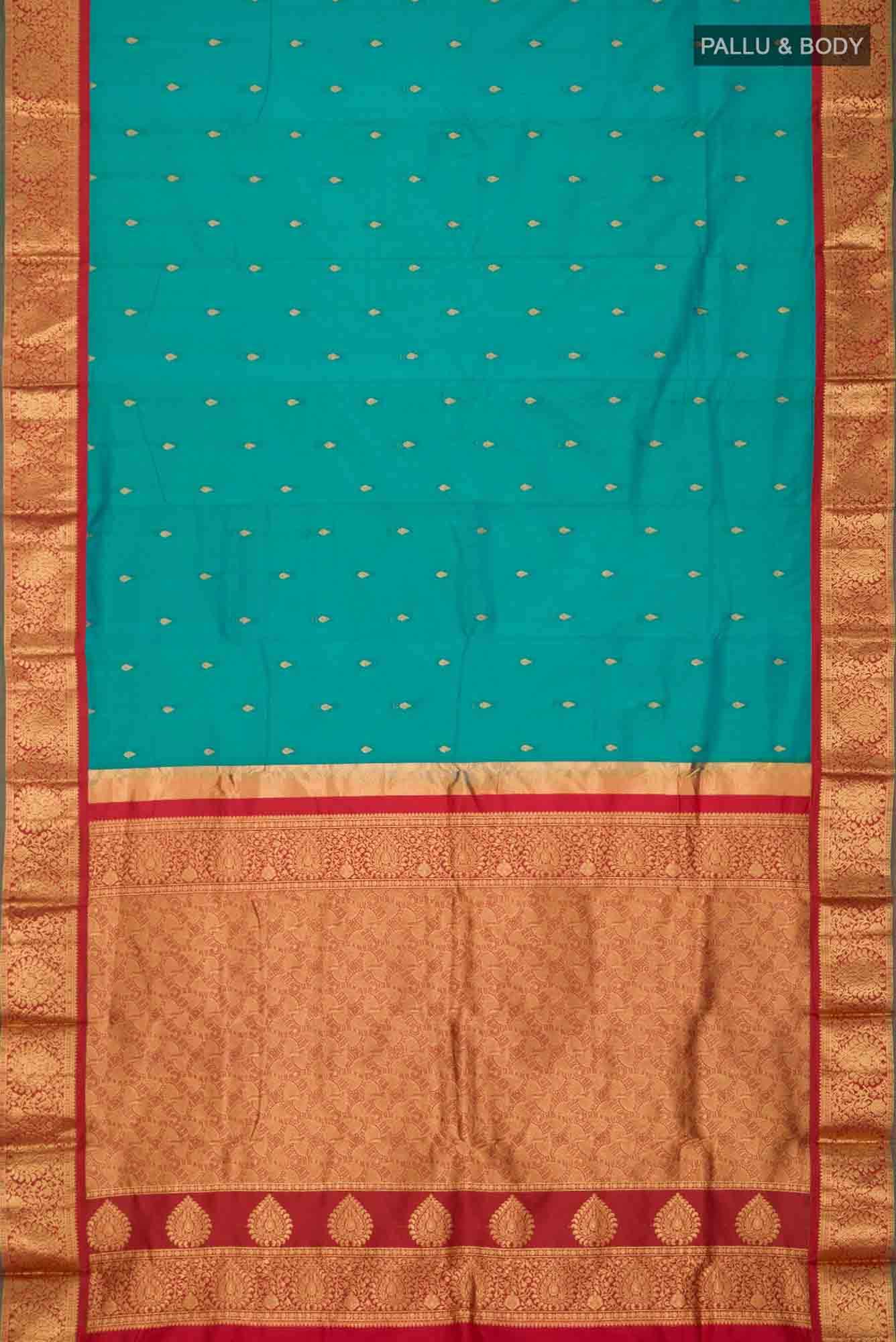 Blue Bangalore Silk Saree