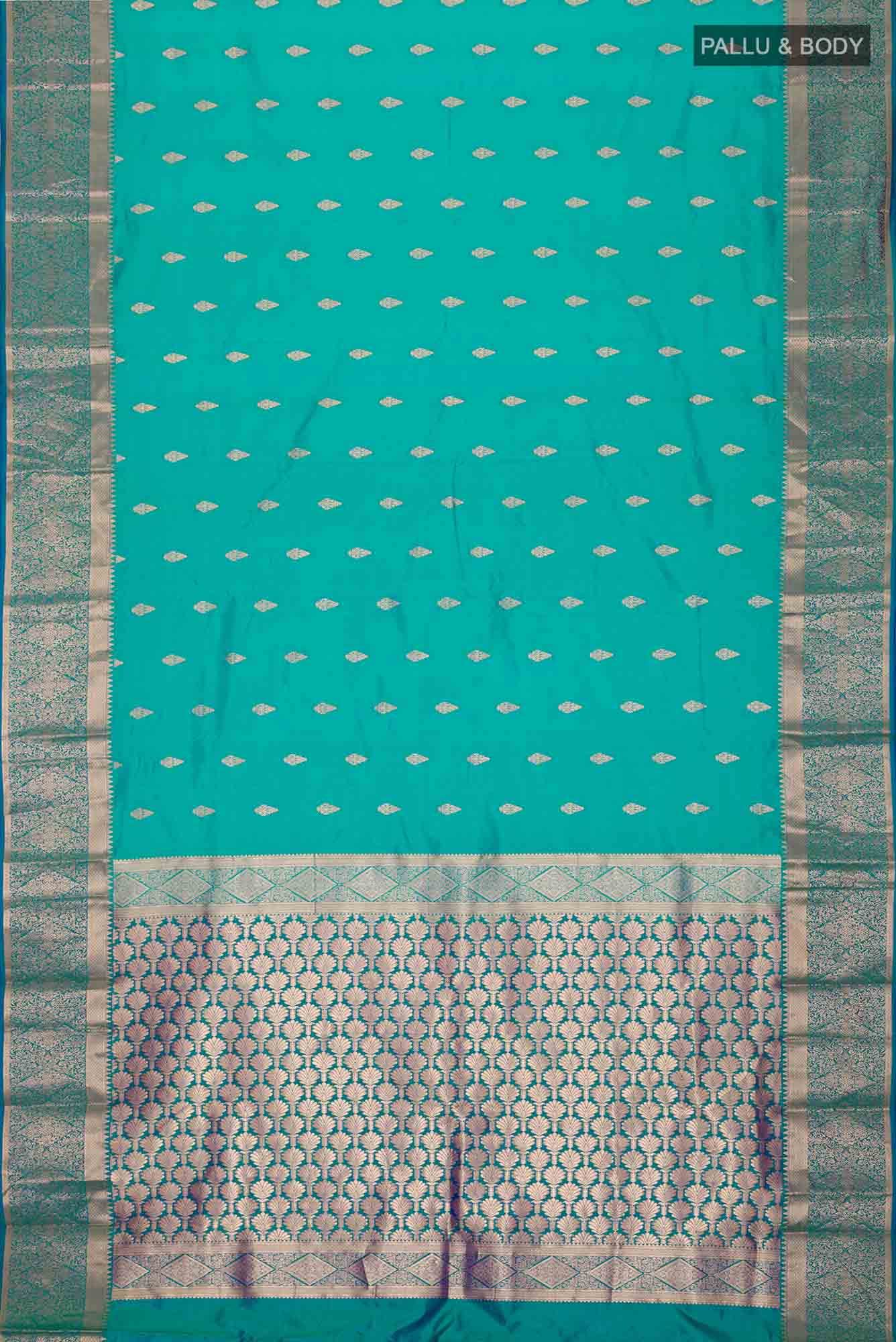Green Bangalore Silk Saree