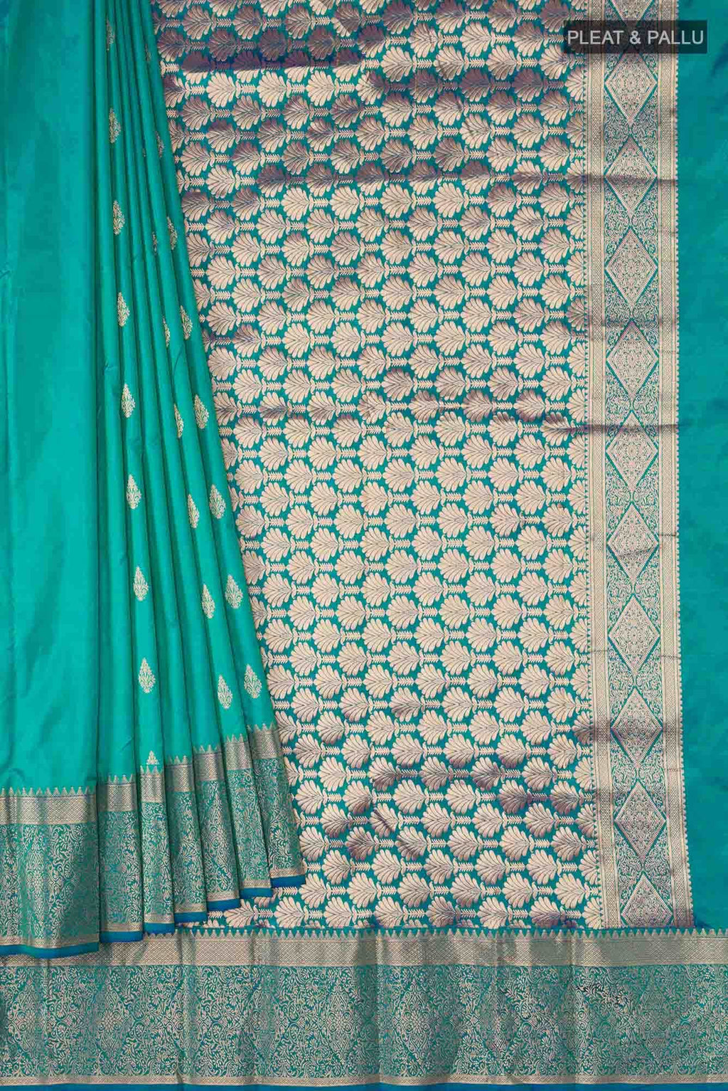 Green Bangalore Silk Saree