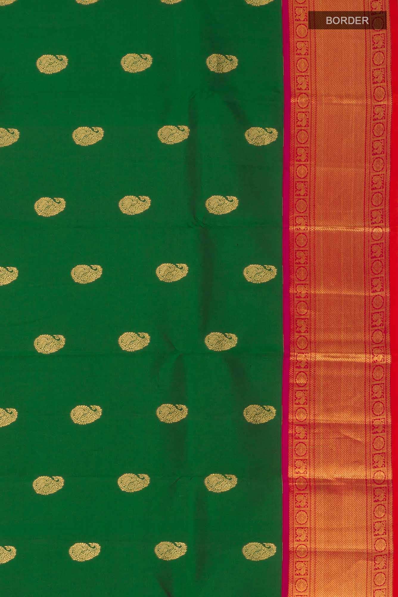 Green Kanchipuram Silk Saree