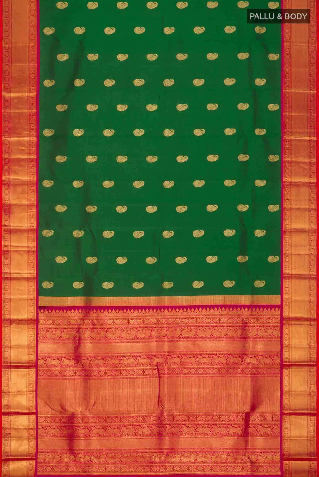 Green Kanchipuram Silk Saree