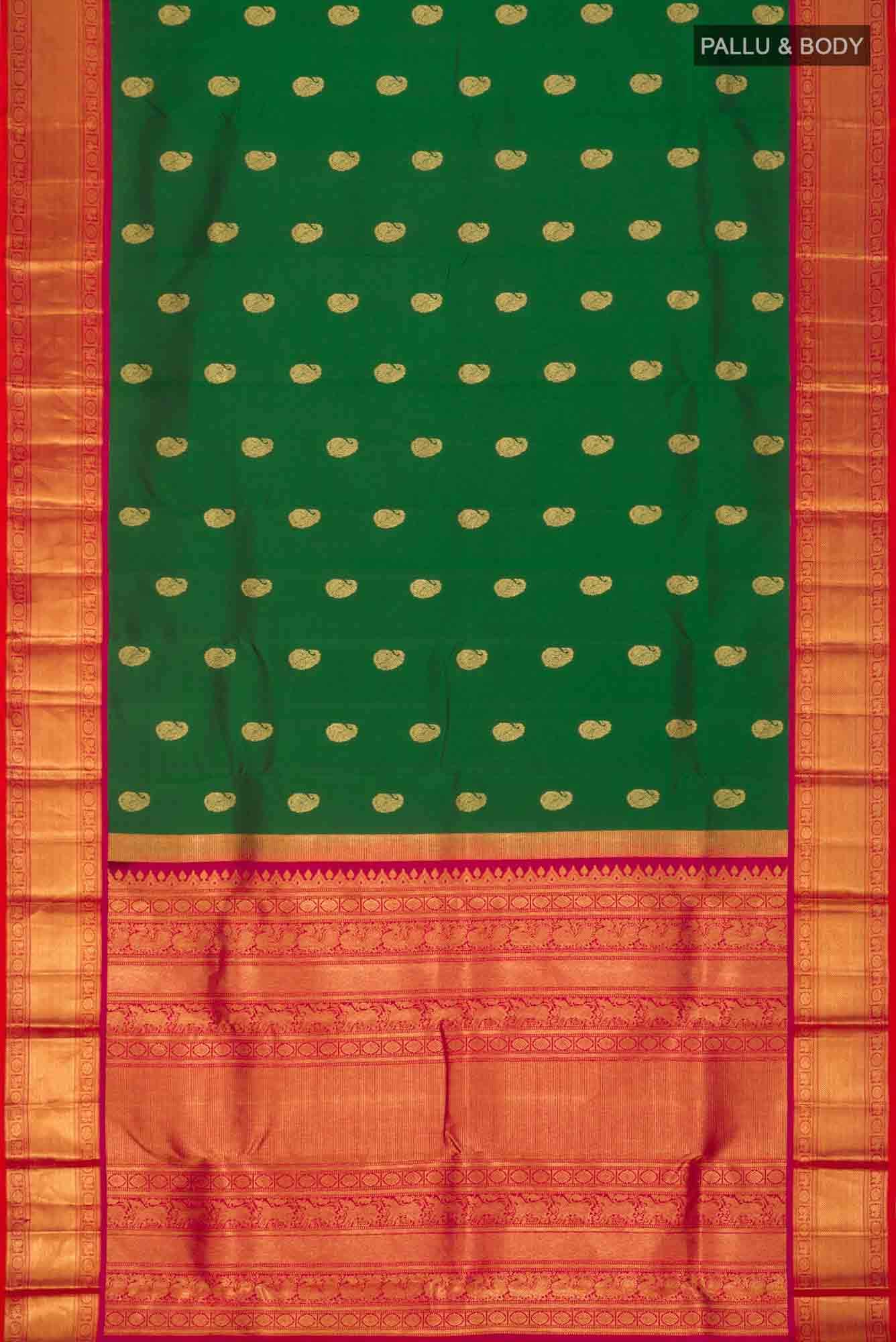Green Kanchipuram Silk Saree