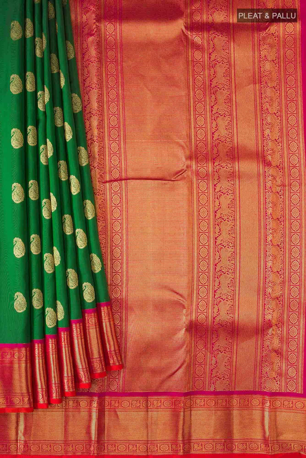 Green Kanchipuram Silk Saree
