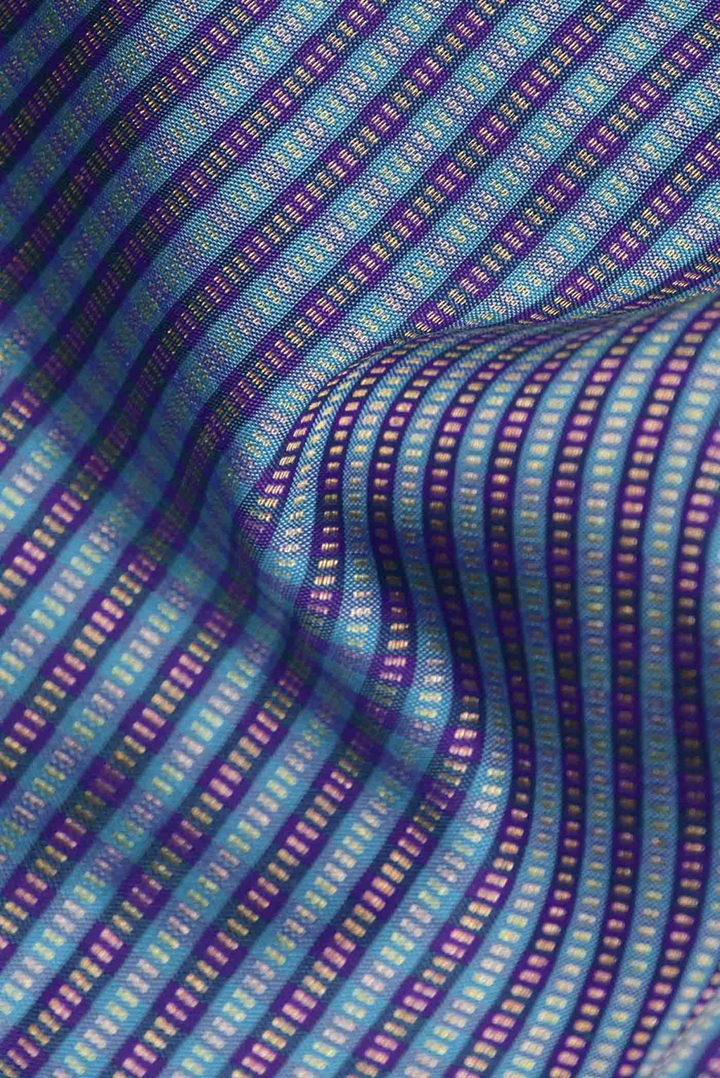 Blue Kanchipuram Silk Saree