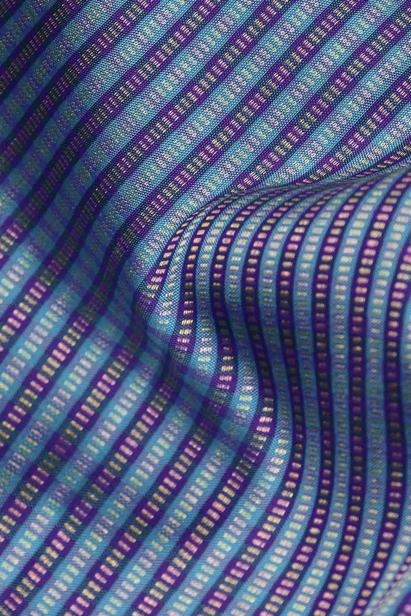 Blue Kanchipuram Silk Saree