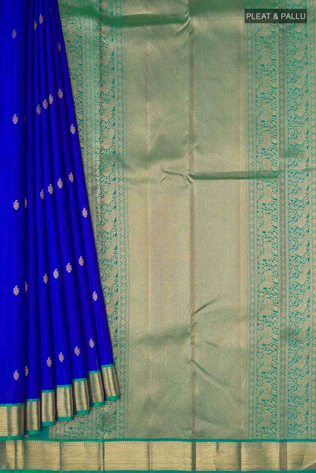 Blue Kanchipuram Silk Saree