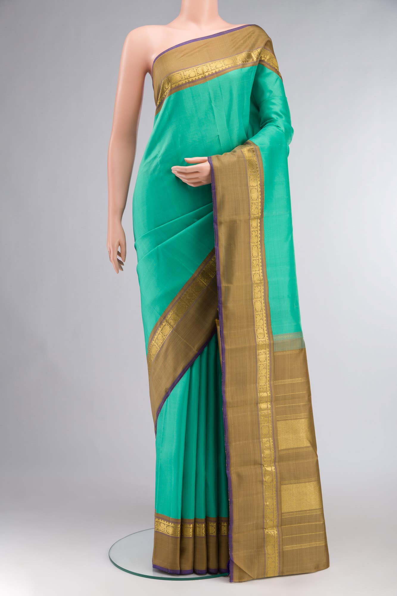 Green Kanchipuram Silk Saree
