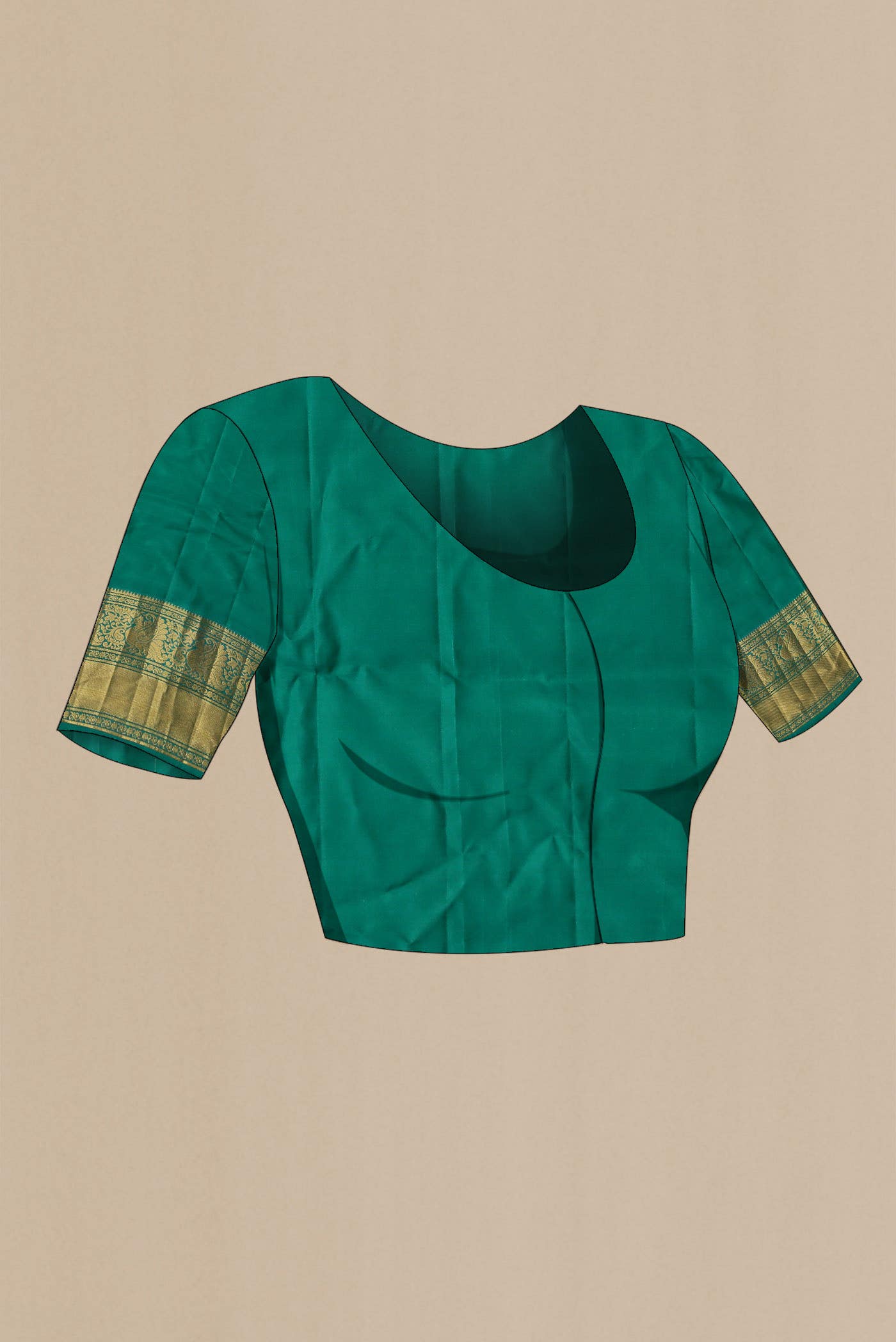 Green Kanchipuram Silk Saree