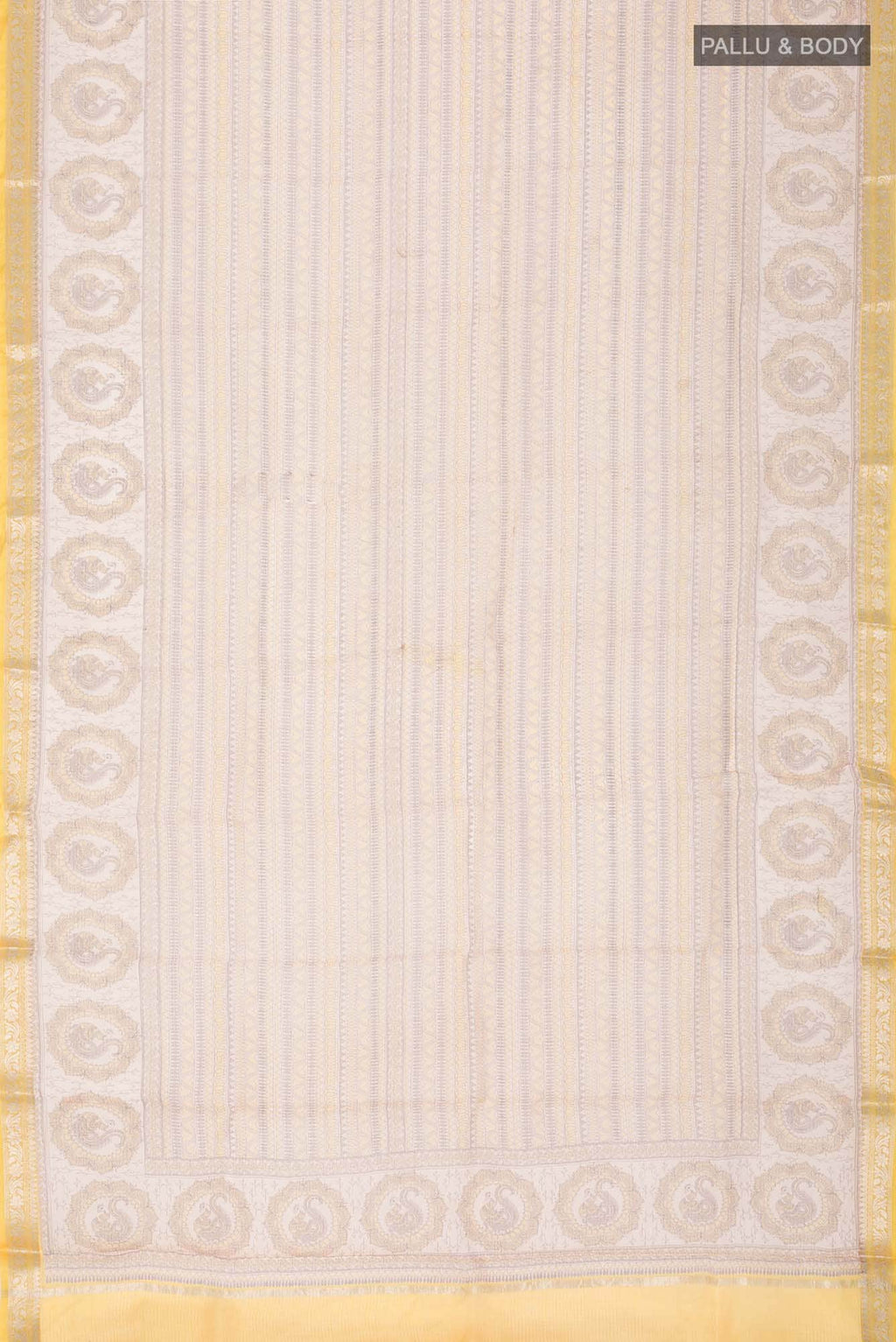 Beige Kota Silk Saree