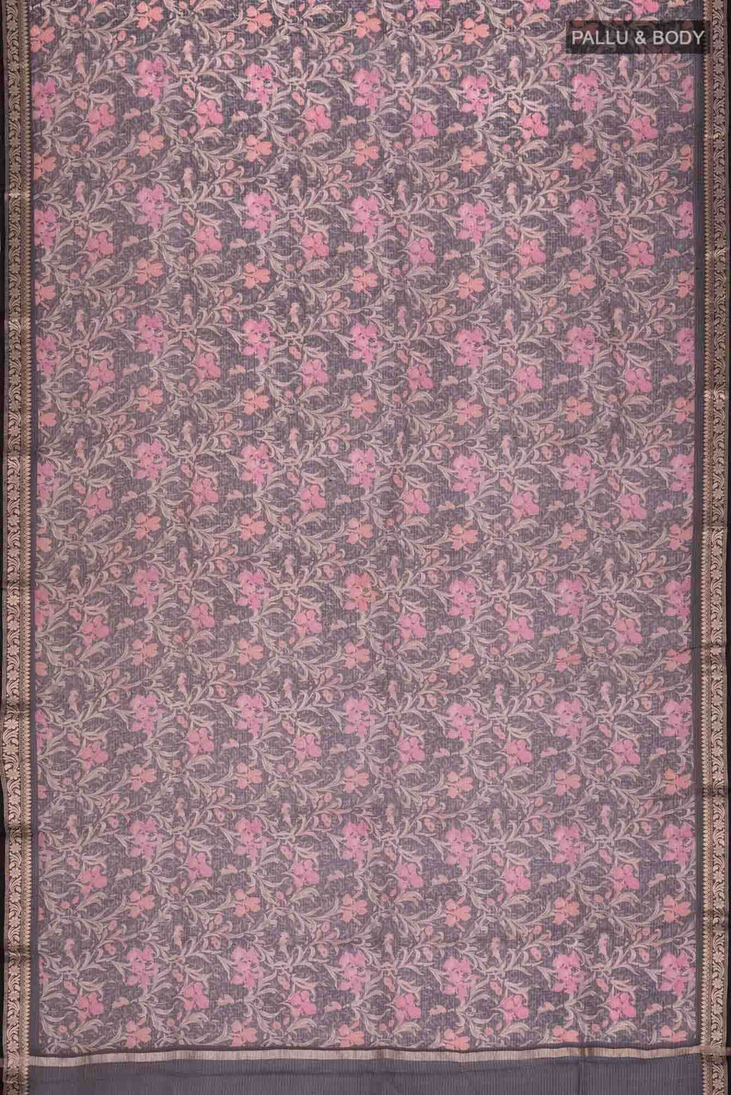 Black Kota Silk Saree