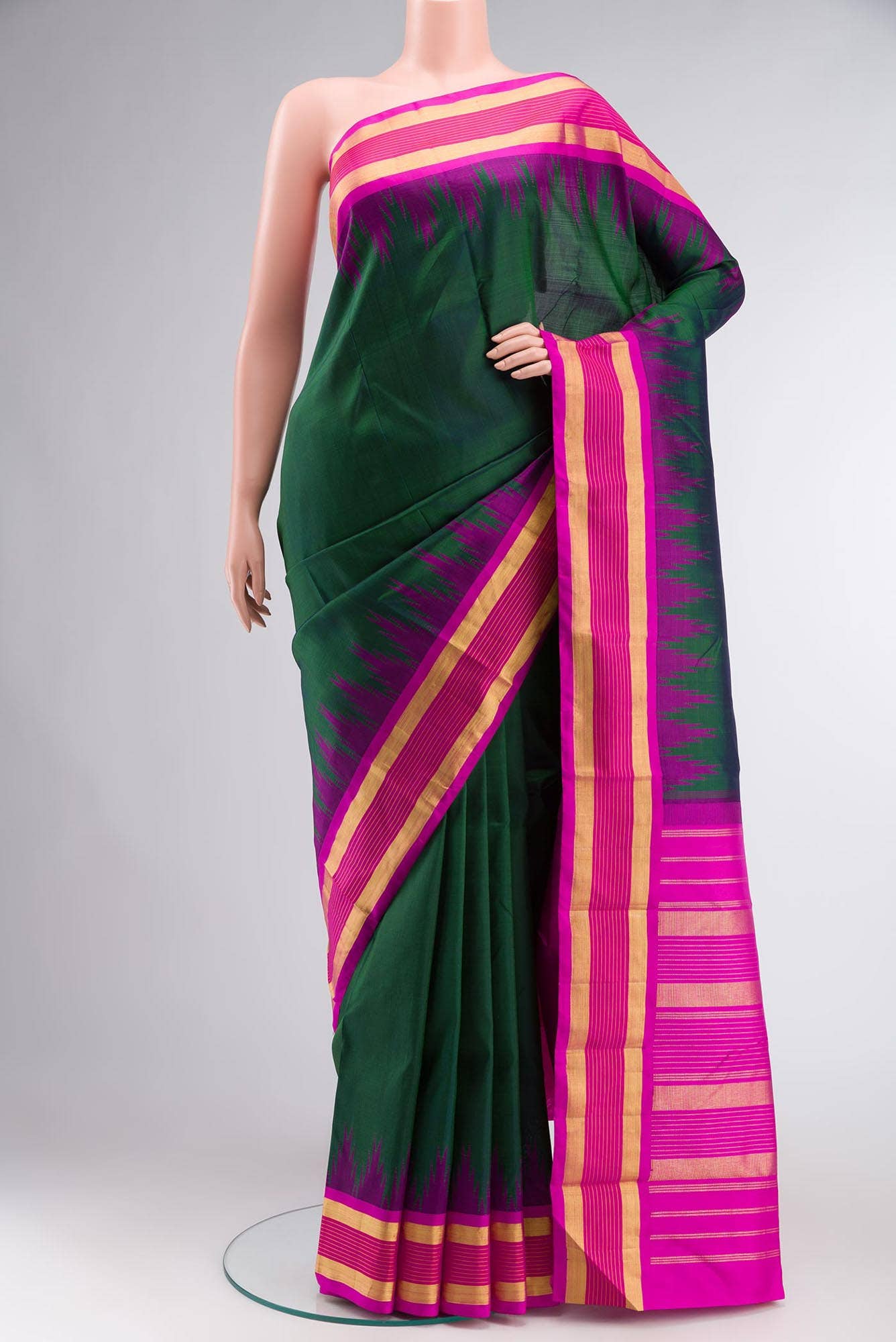 Green Kanchipuram Silk Saree