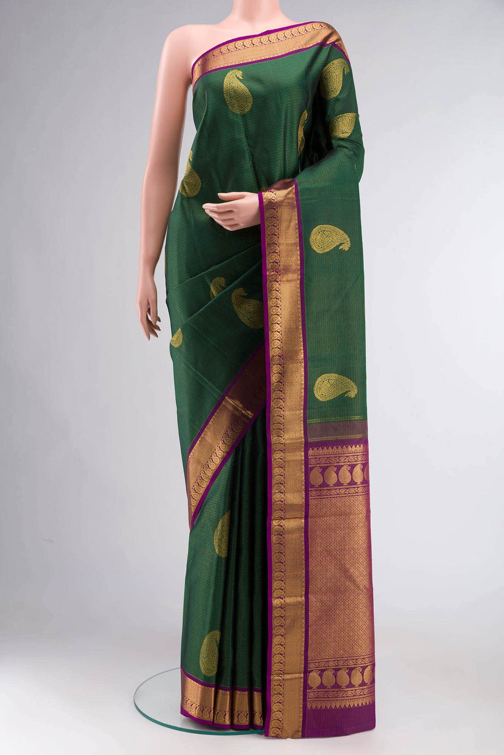 Green Kanchipuram Silk Saree