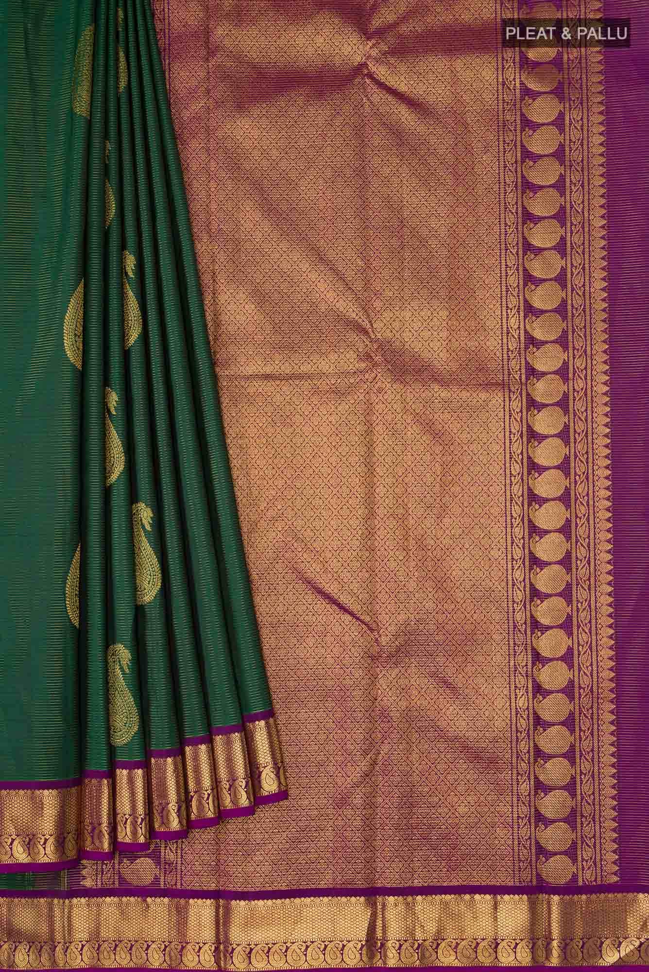 Green Kanchipuram Silk Saree