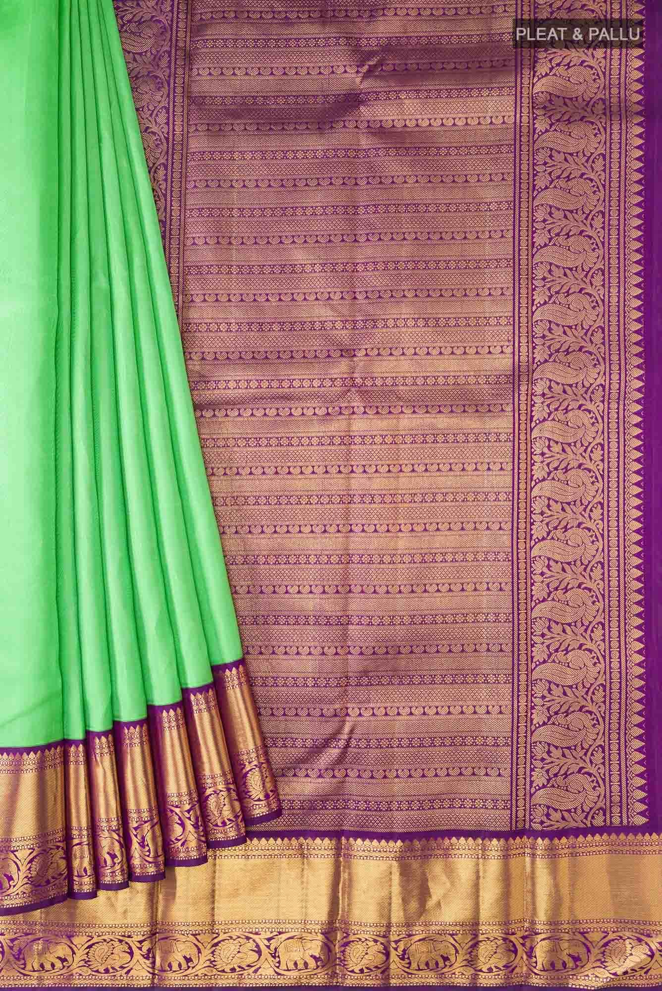 Green Kanchipuram Silk Saree
