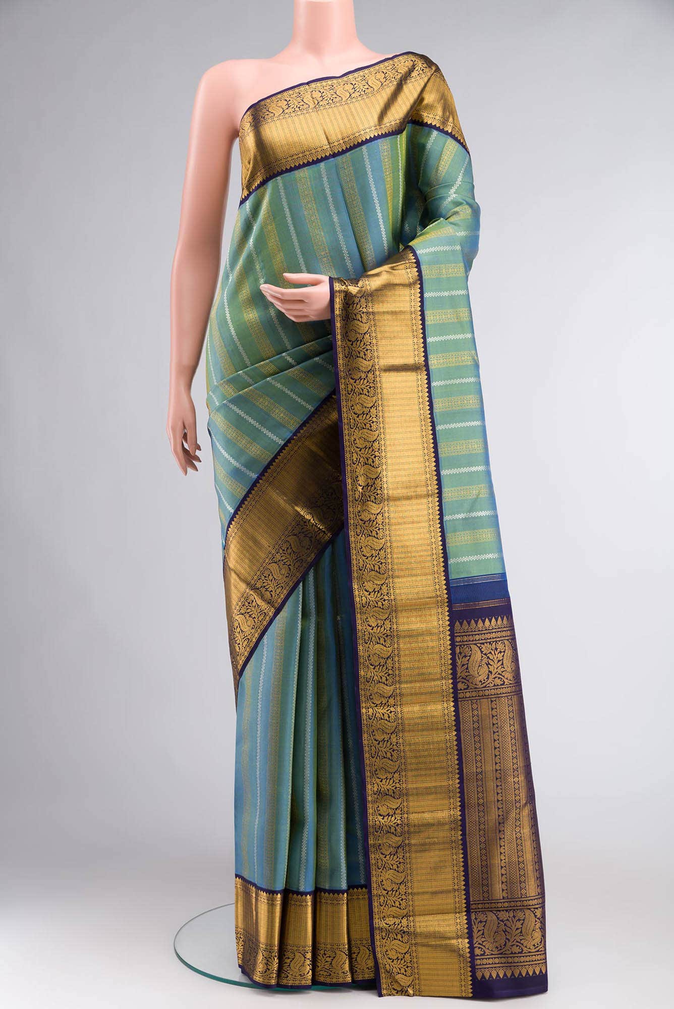 Green Kanchipuram Silk Saree