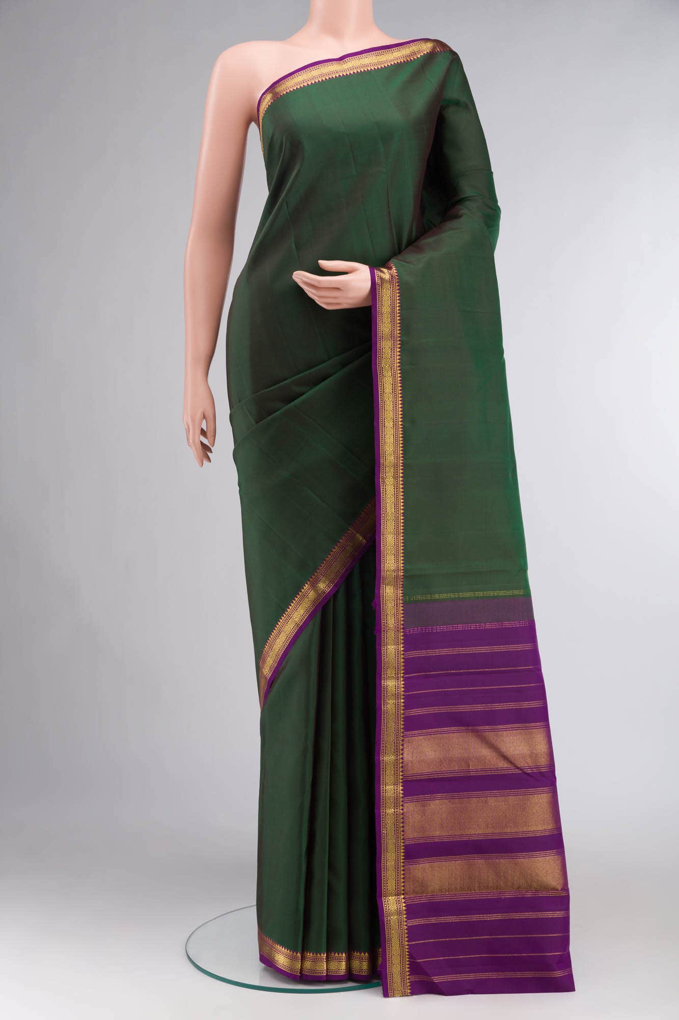 Green Kanchipuram Silk Saree