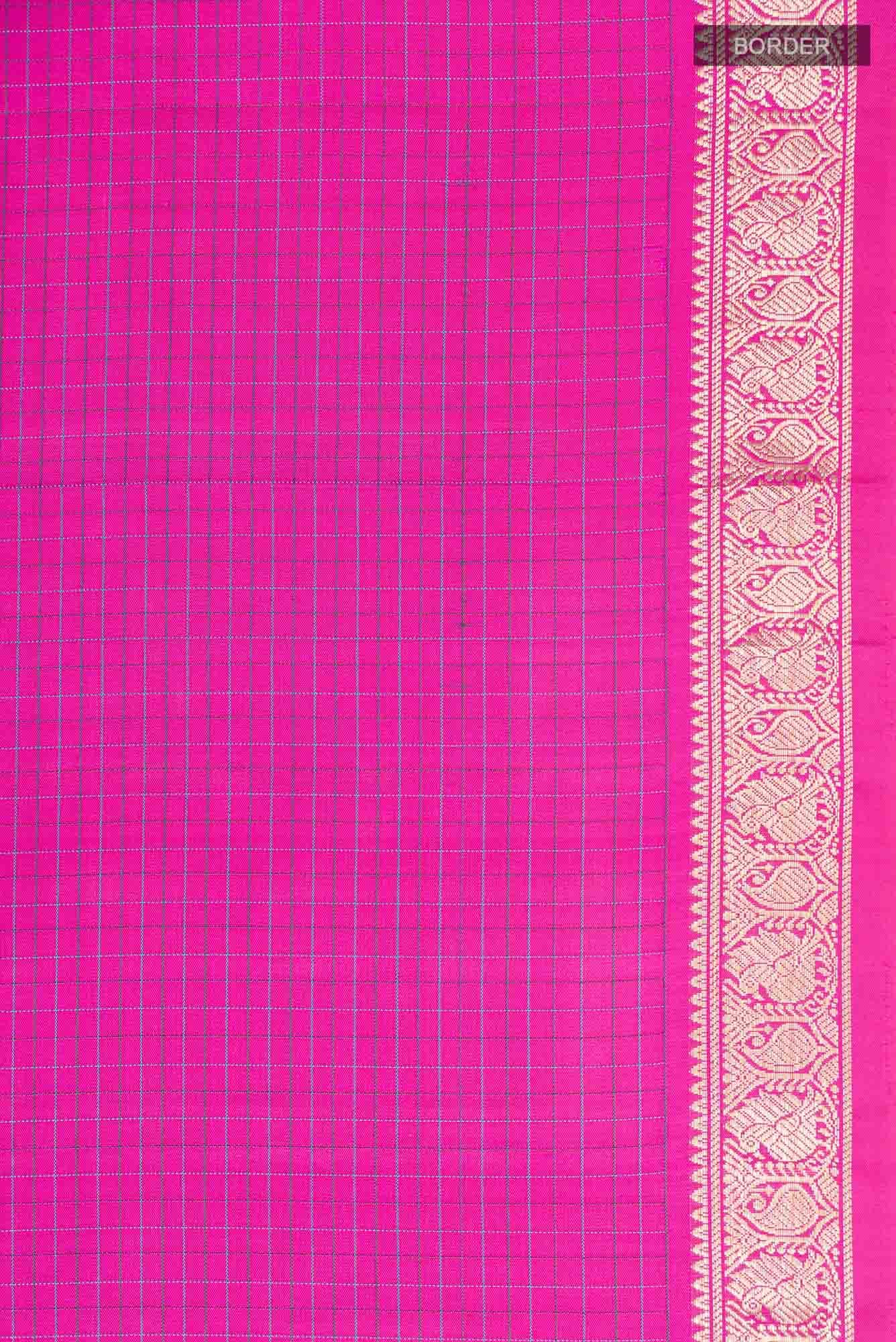 Pink Kanchipuram Silk Saree
