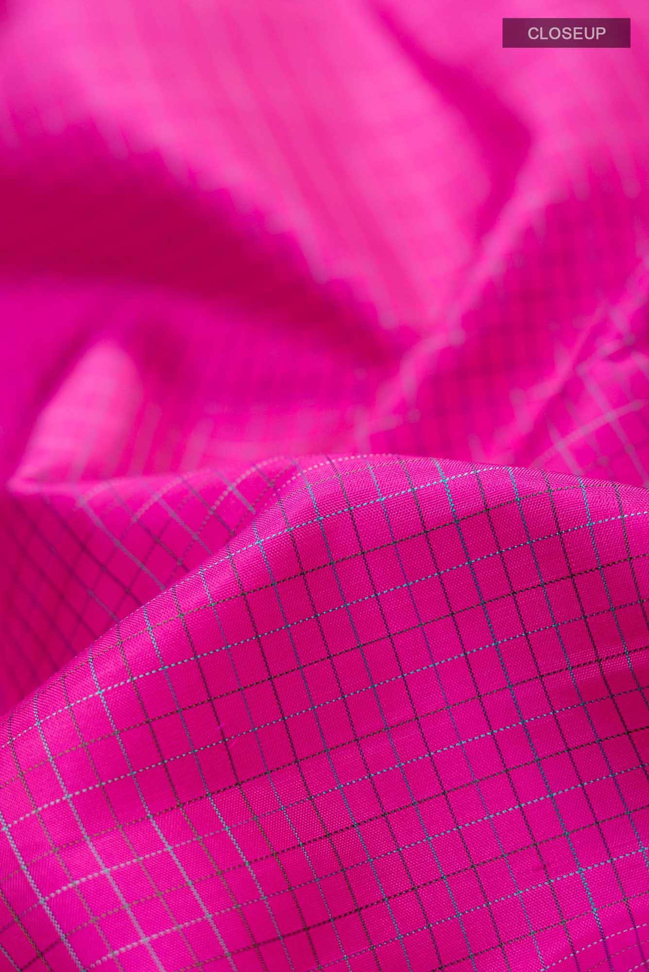 Pink Kanchipuram Silk Saree