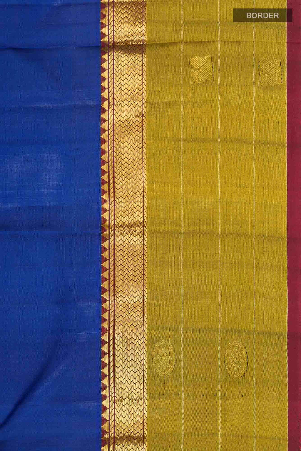 Blue Kanchipuram Silk Saree