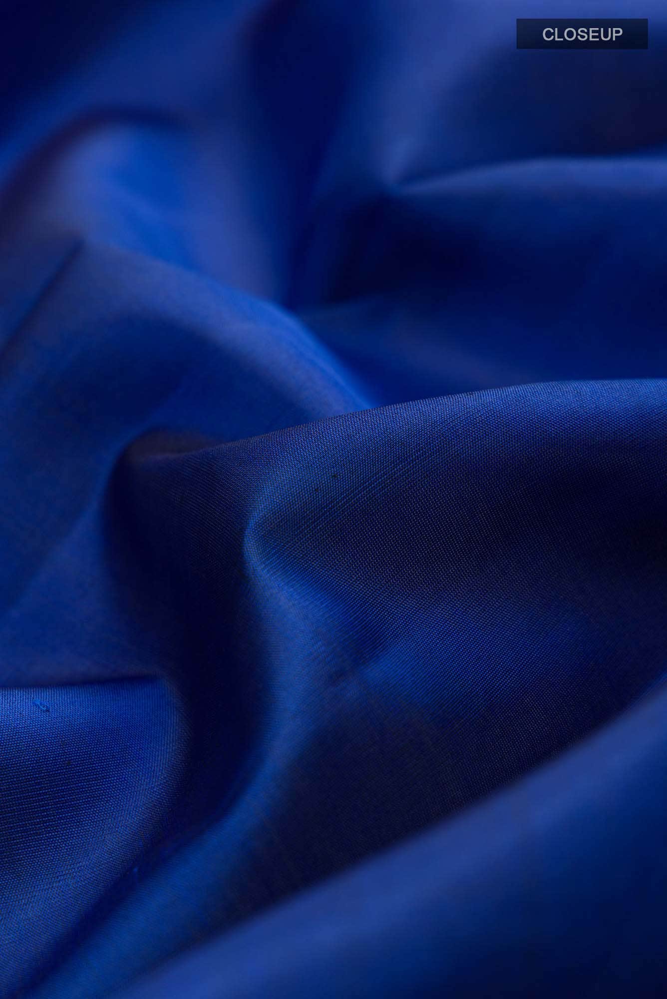 Blue Kanchipuram Silk Saree