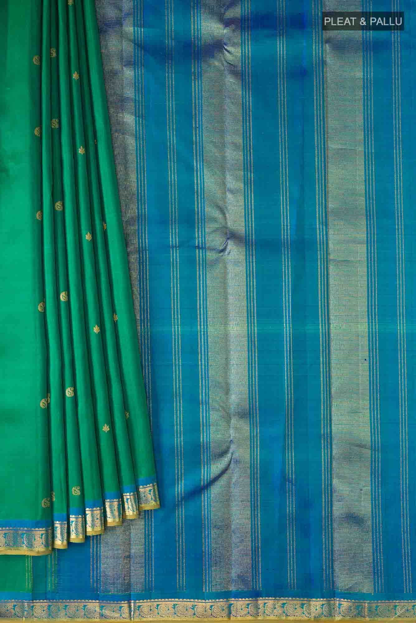 Green Kanchipuram Silk Saree