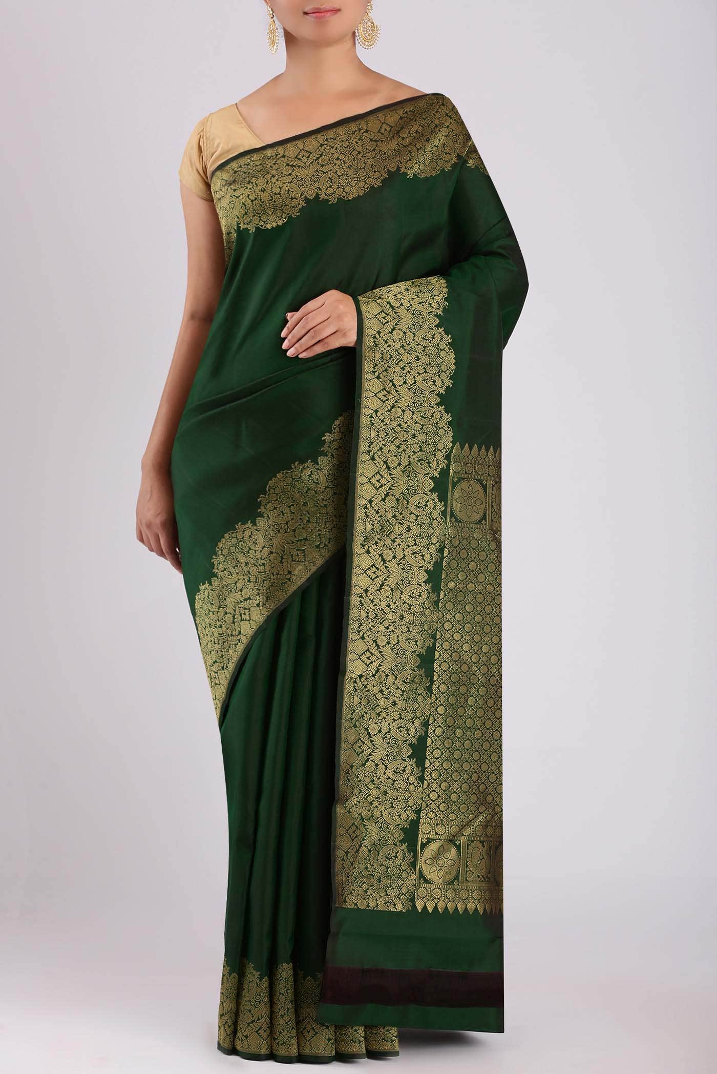 Green Kanchipuram Silk Saree