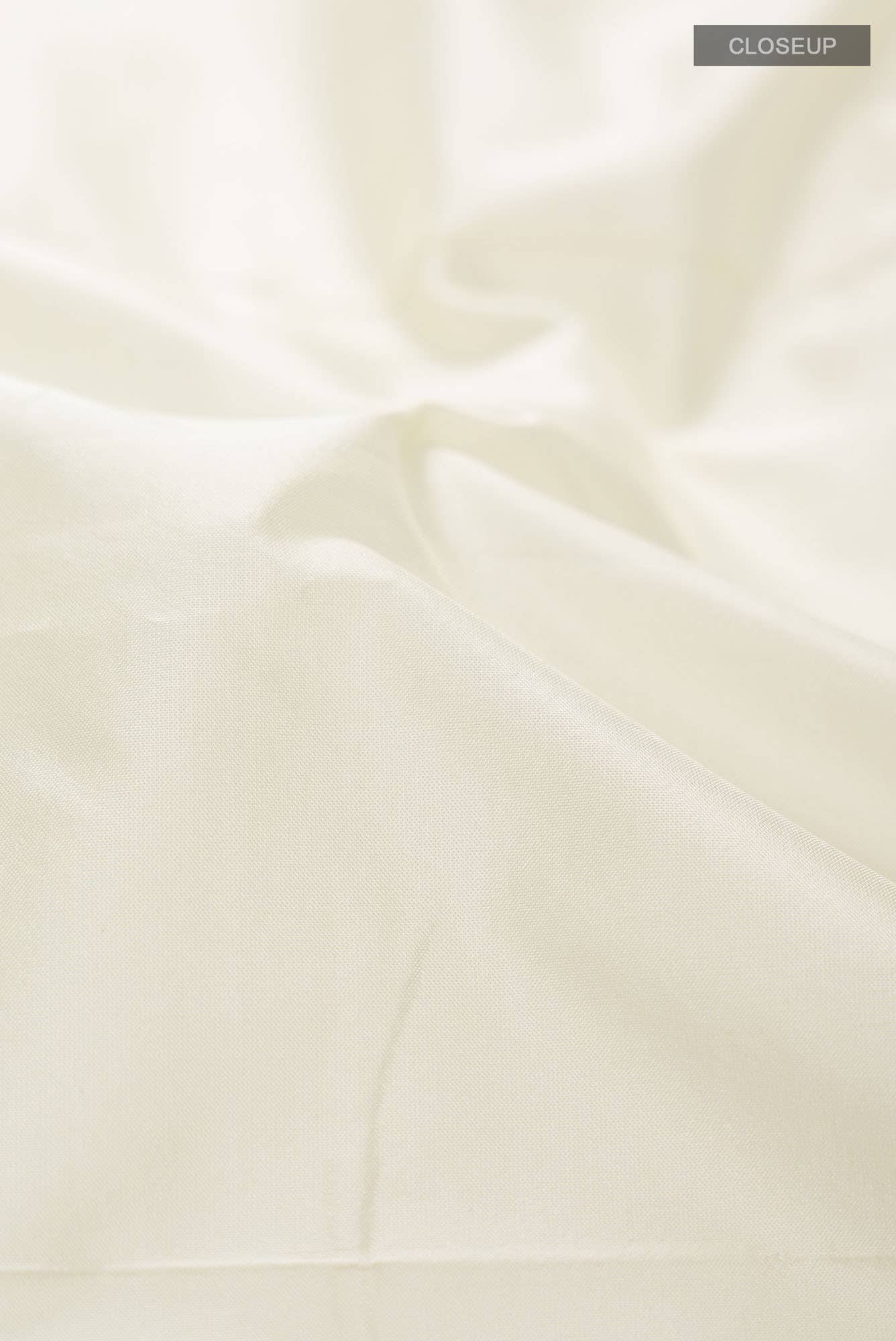 Cream Narayanpet Silk Saree