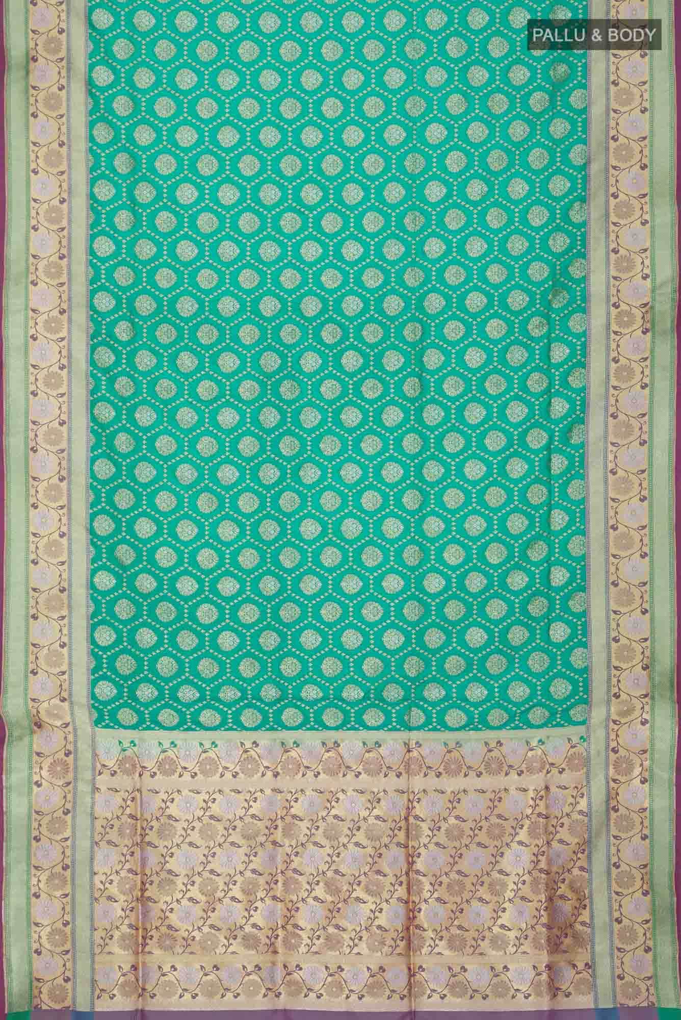 Green Banarasi Silk Saree