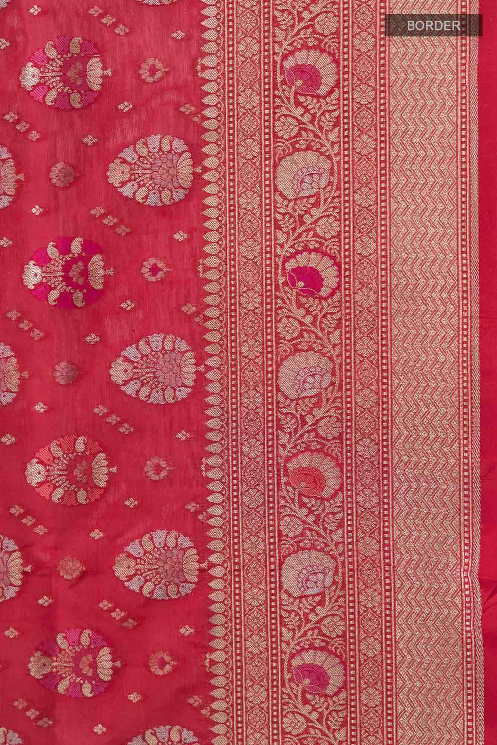 Red Banarasi Silk Saree
