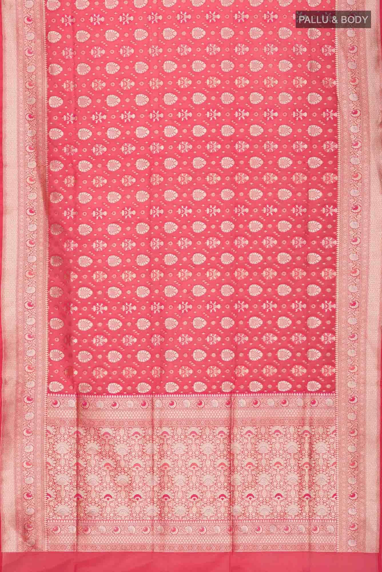 Red Banarasi Silk Saree