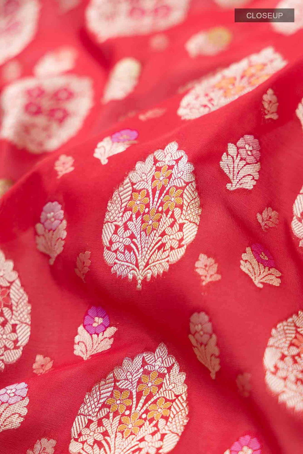 Red Banarasi Silk Saree