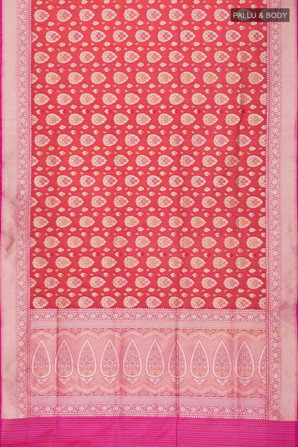 Red Banarasi Silk Saree