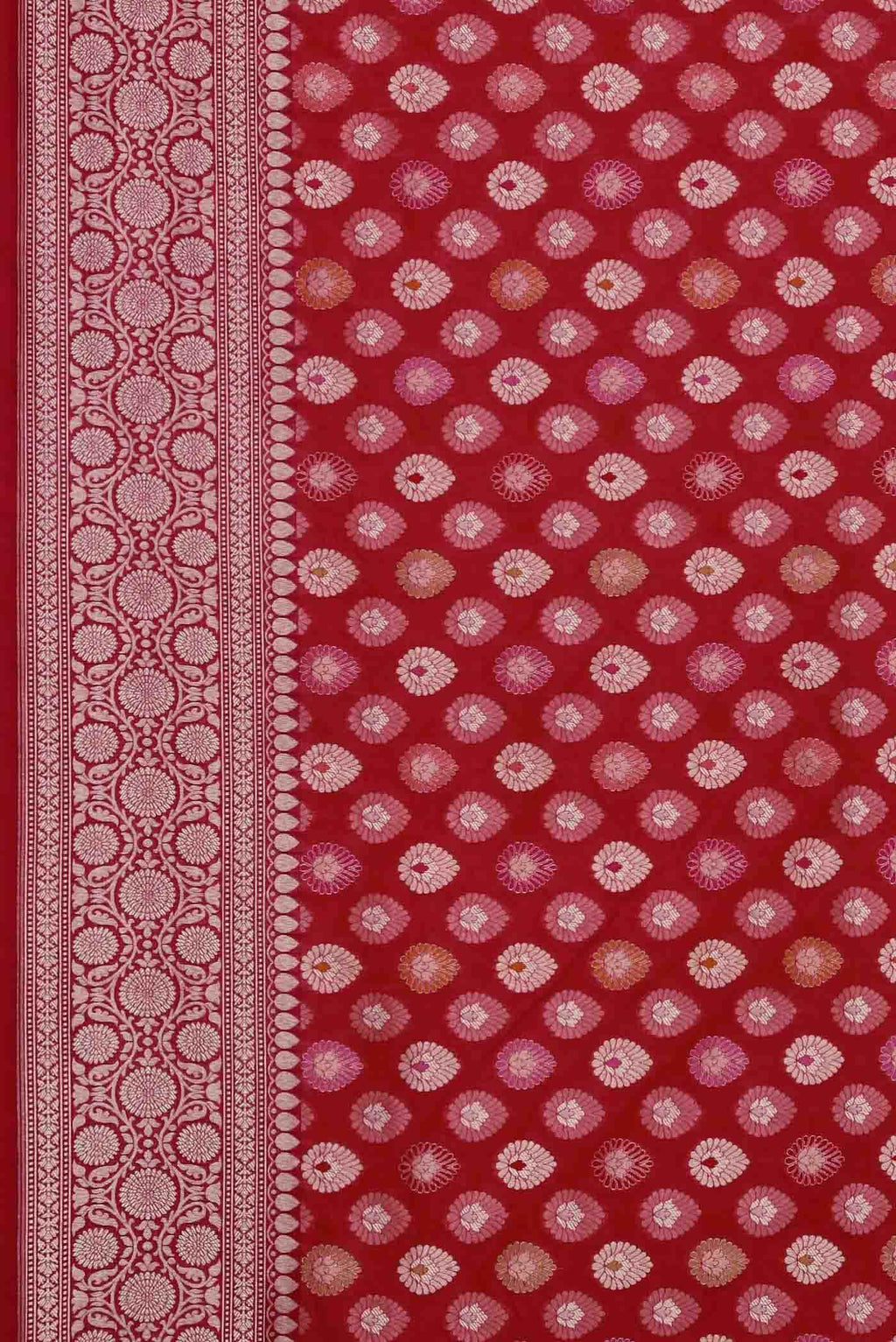 Pink Banarasi Silk Saree