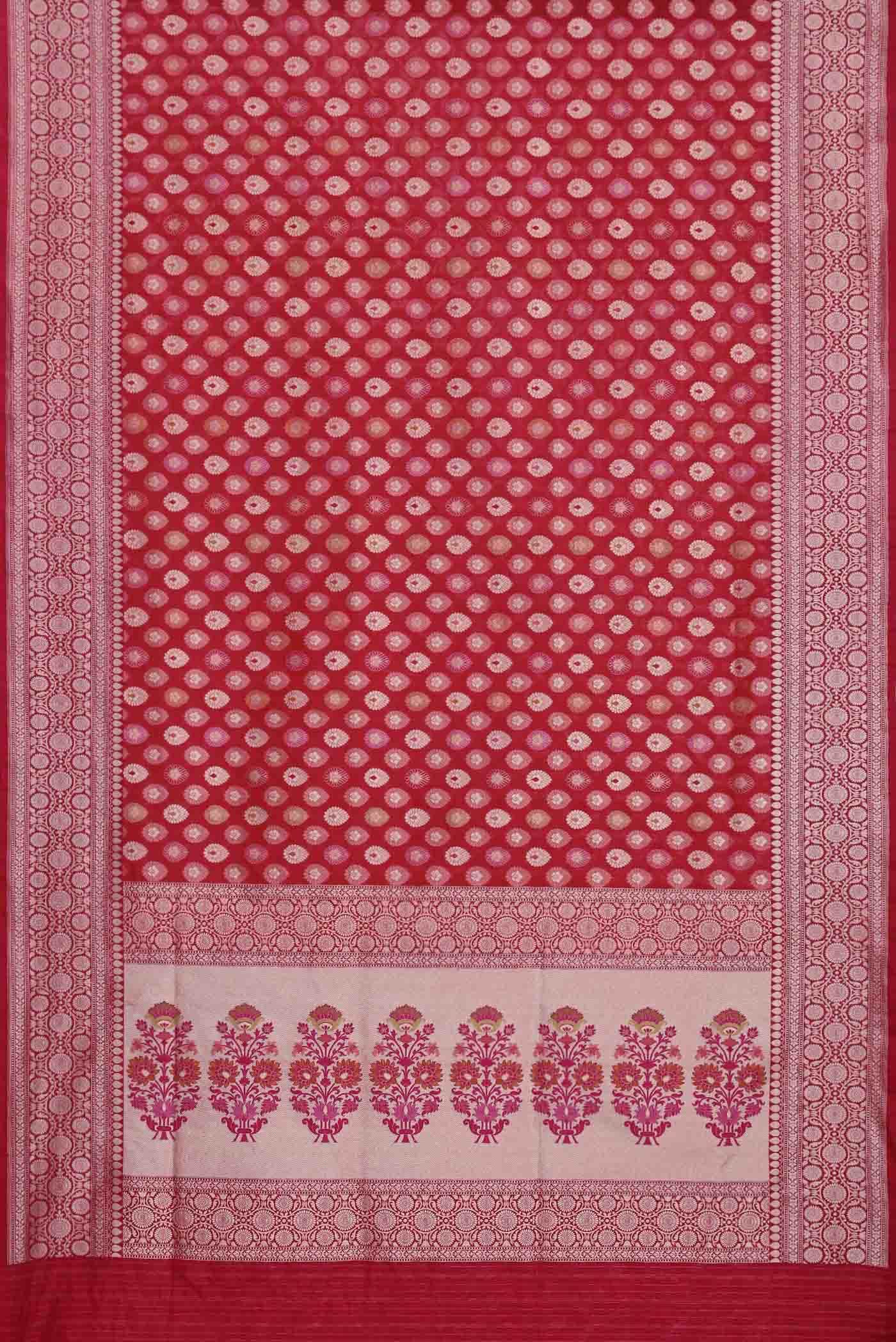 Pink Banarasi Silk Saree