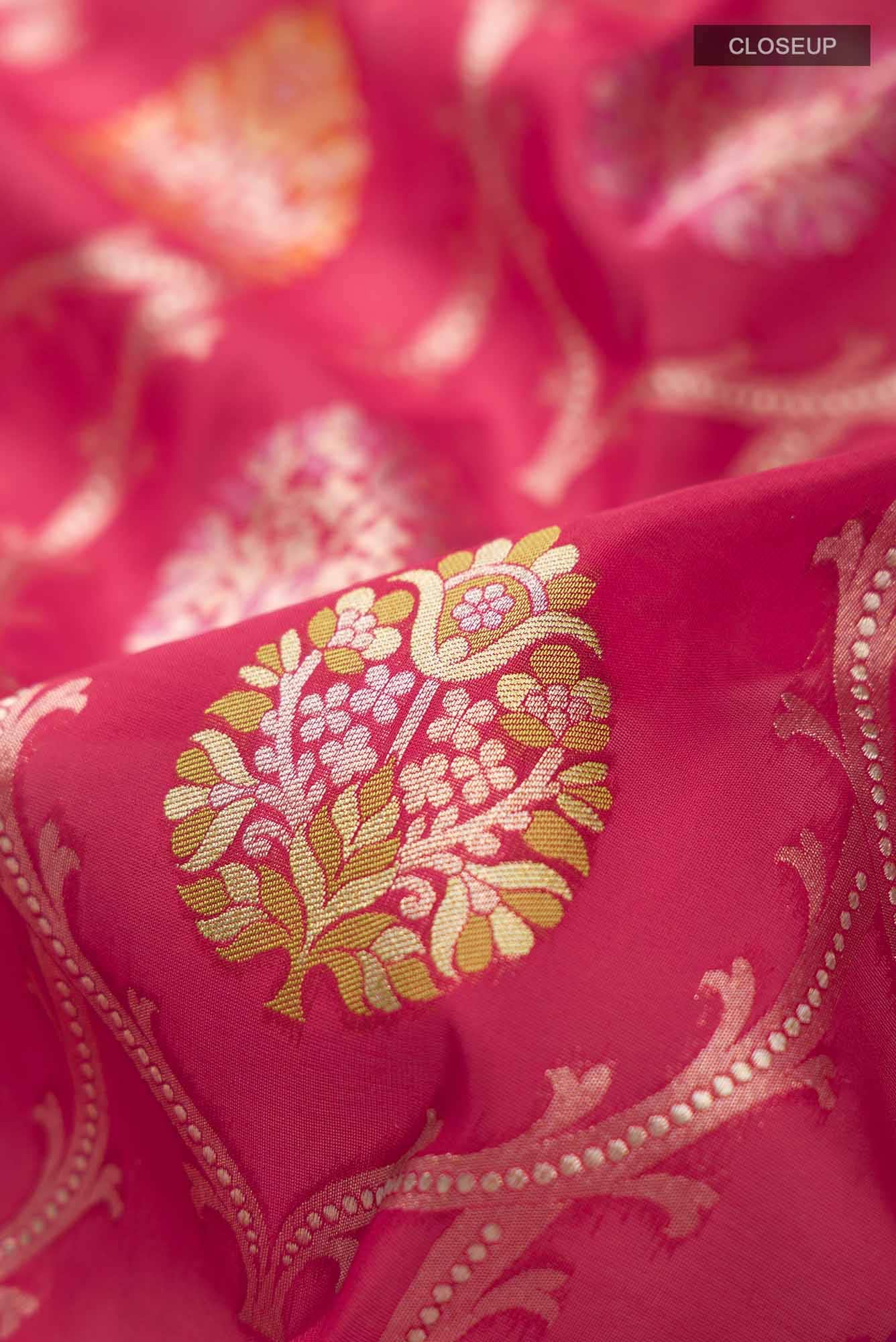 Red Banarasi Silk Saree