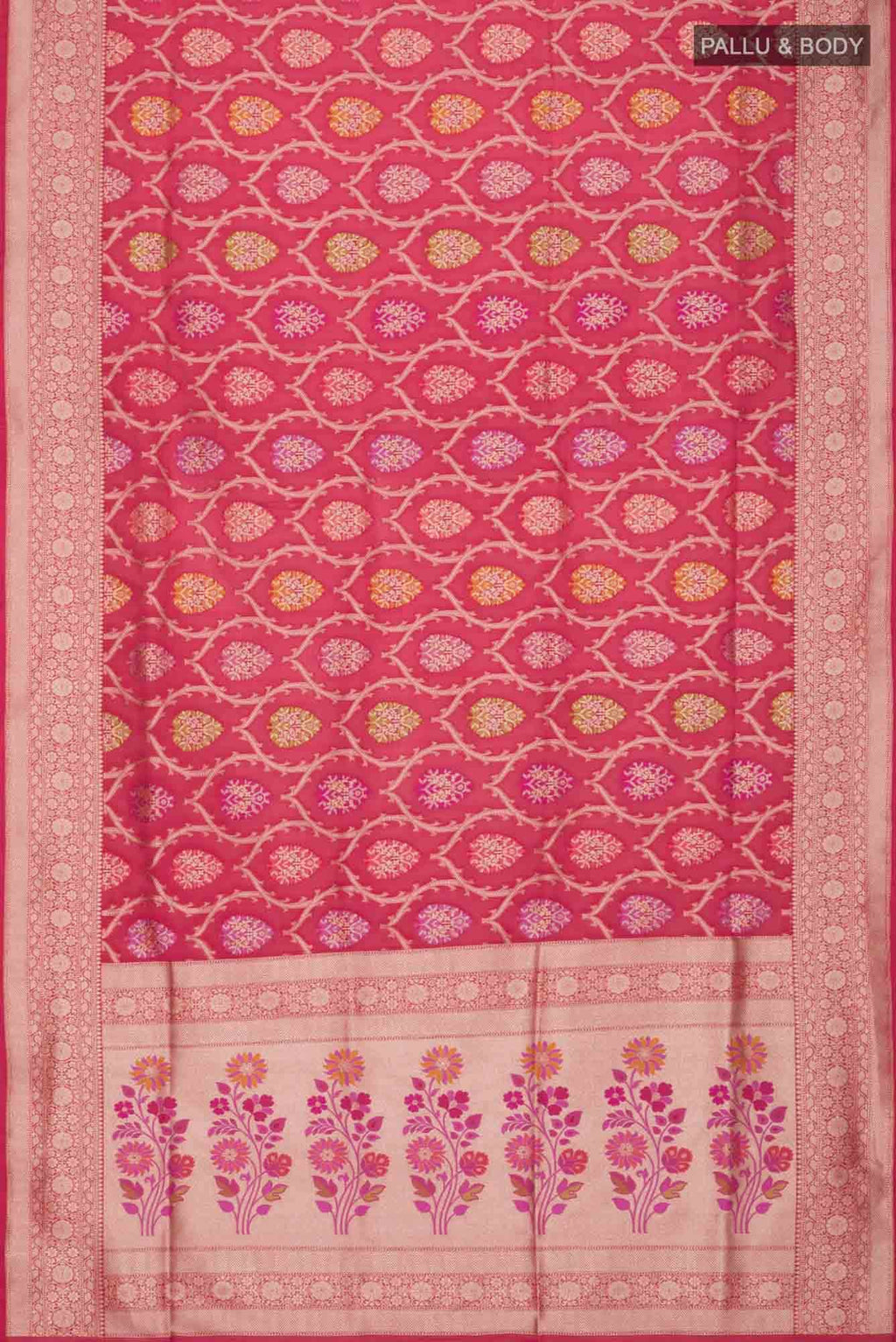 Red Banarasi Silk Saree