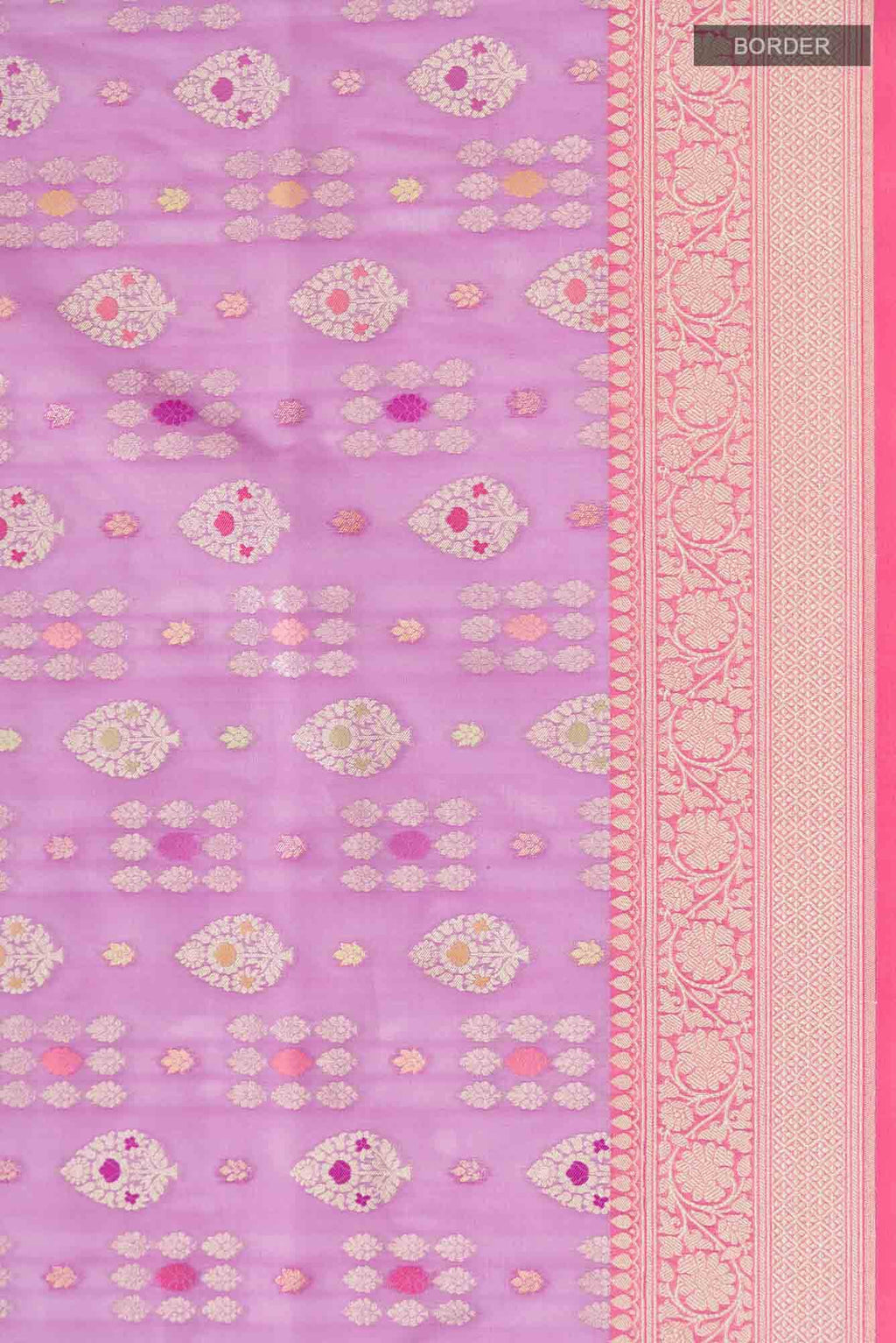 Pink Banarasi Silk Saree