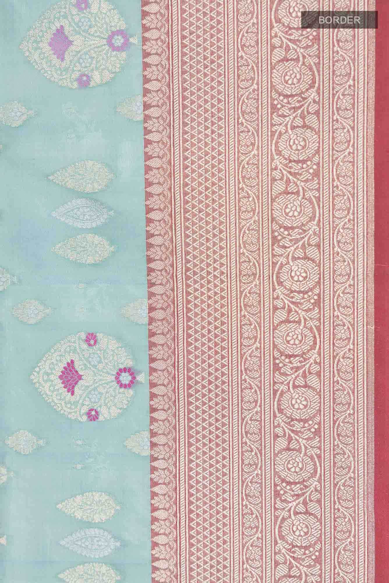 Green Banarasi Silk Saree
