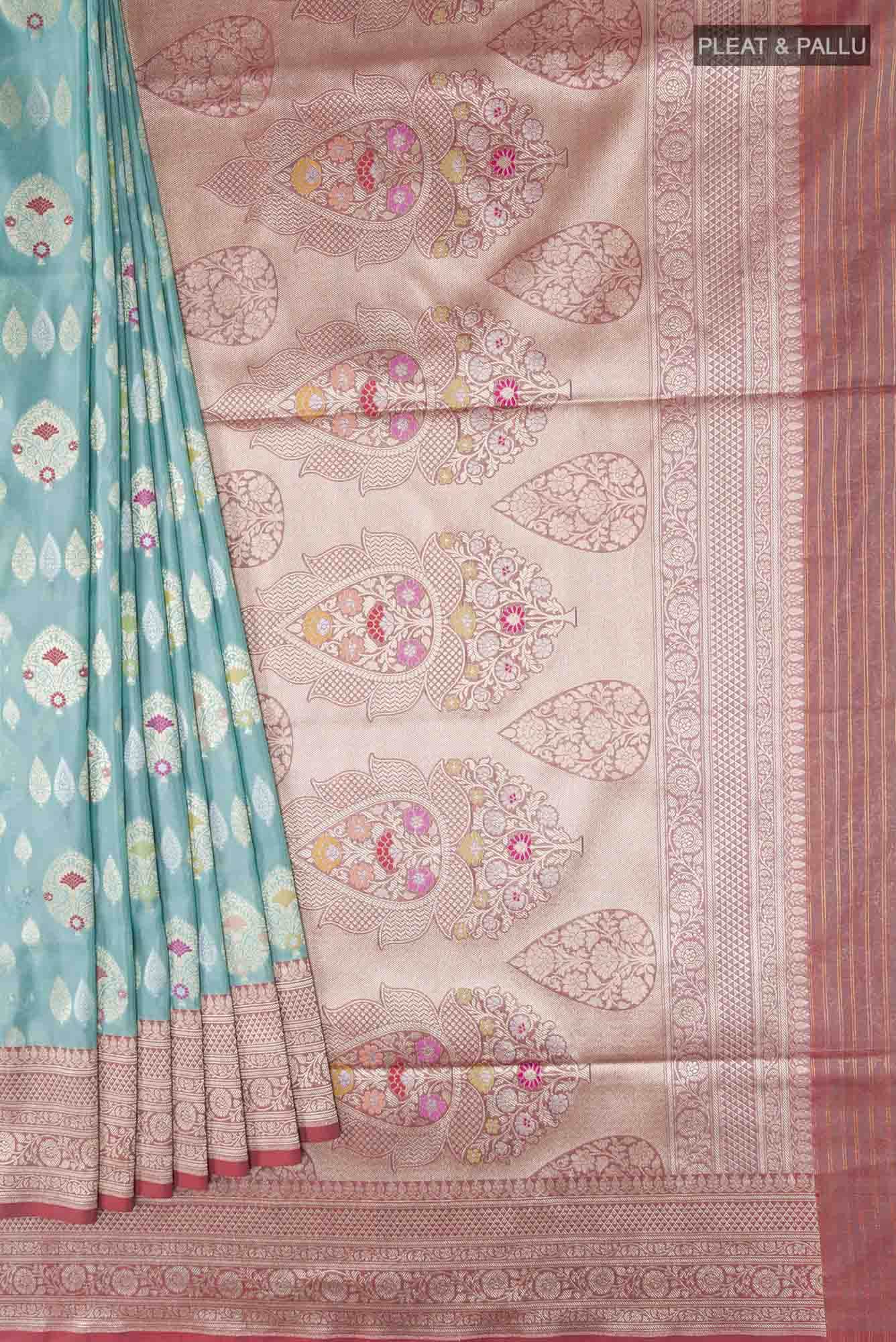 Green Banarasi Silk Saree