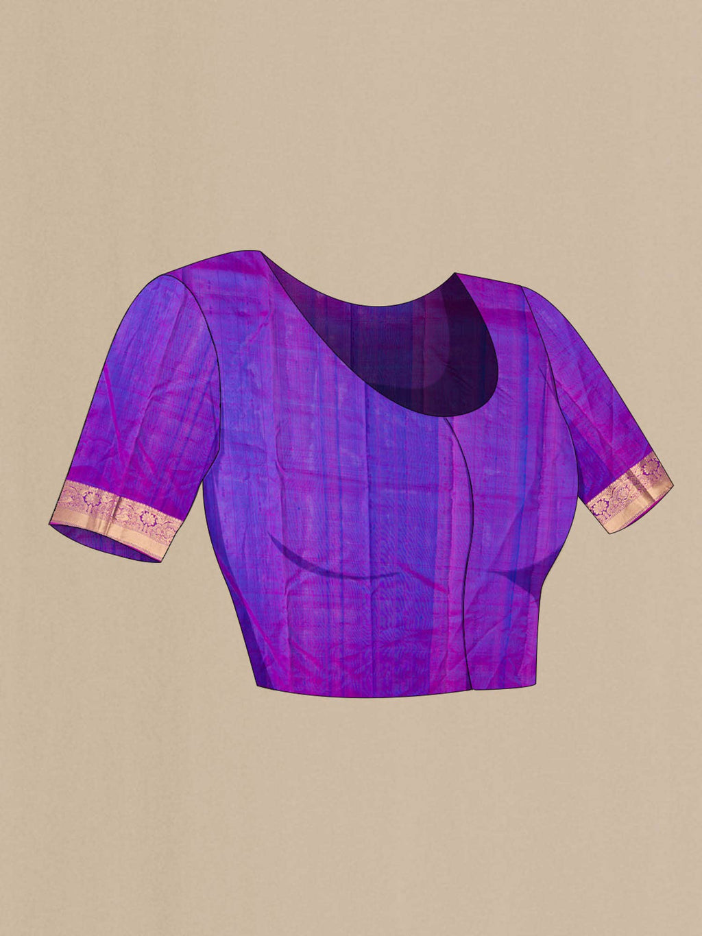 Blue Kanchipuram Silk Saree