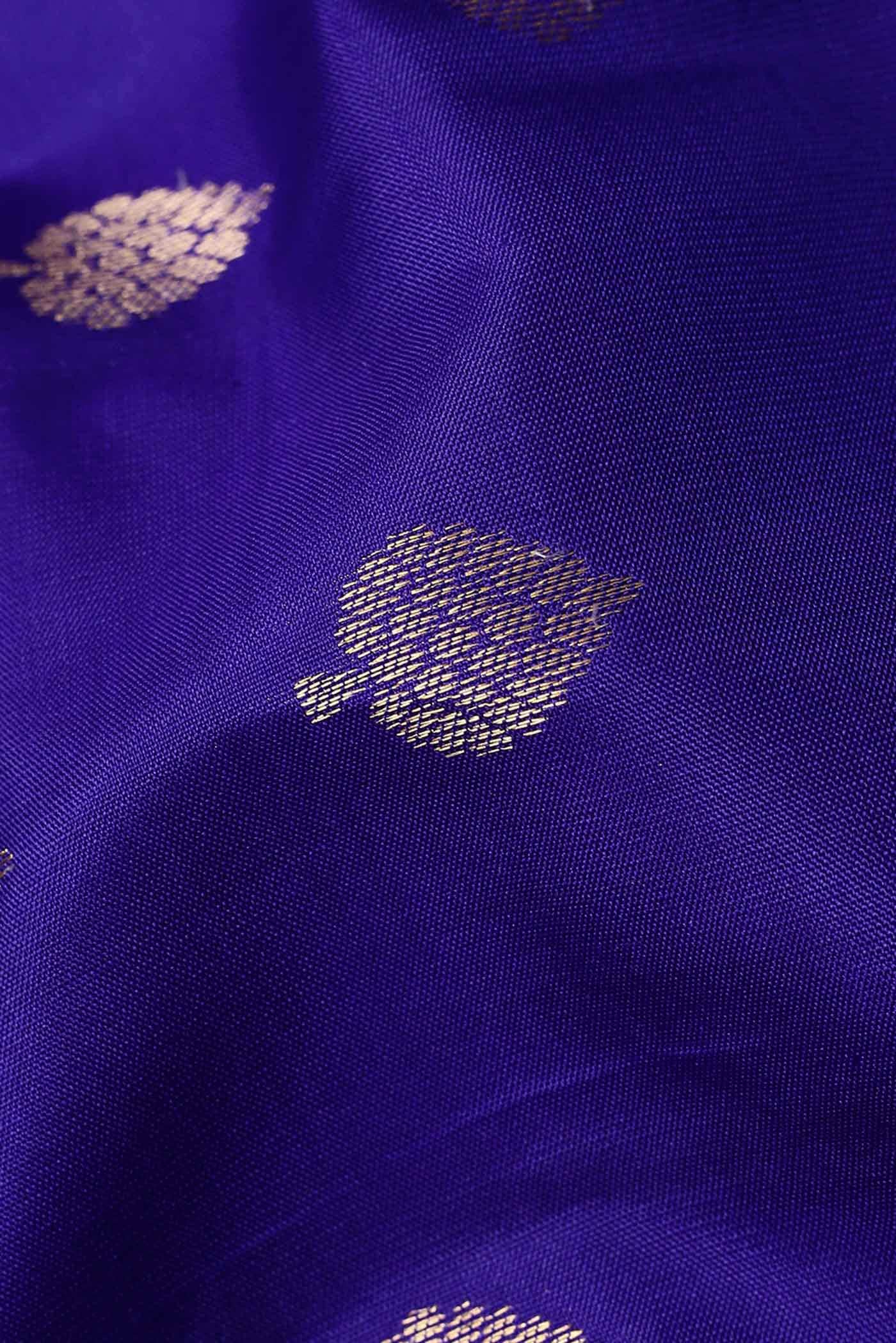 Blue Kanchipuram Silk Saree