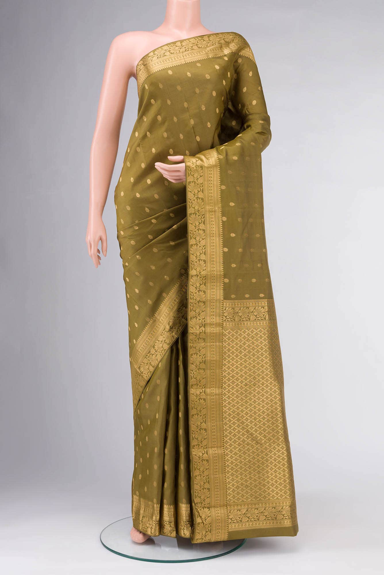 Green Kanchipuram Silk Saree