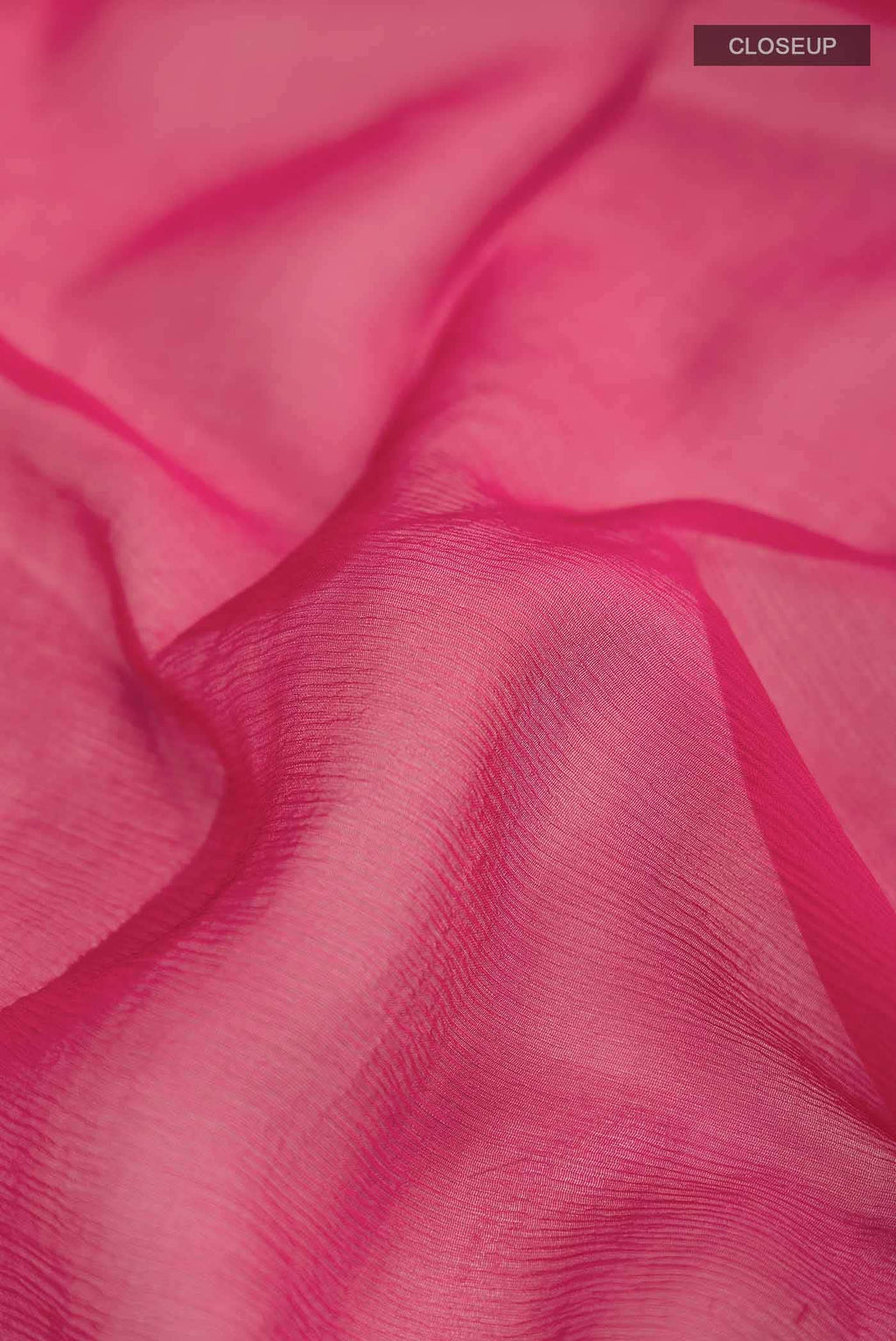 Pink Mysore Chiffon Saree